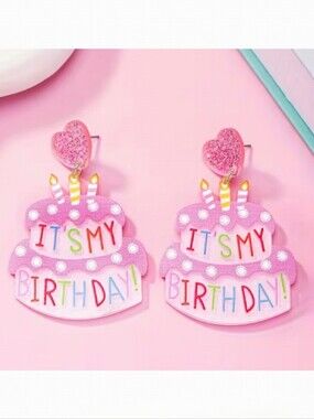 🌺Happy Birthday Earings Birthday Accessories Gifts For Her Milestone Birthday